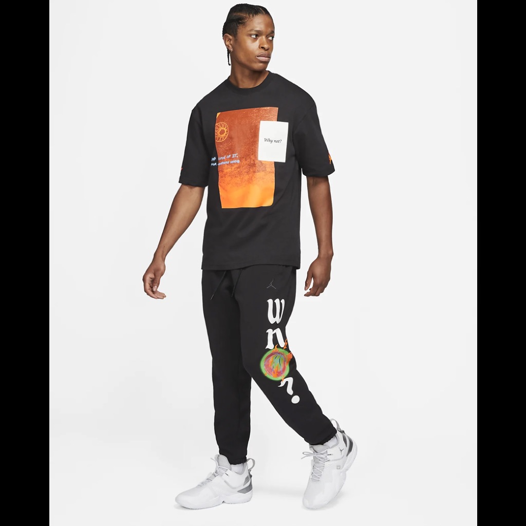 Air Jordan 'Why Not?' Men's Fleece Trousers Sz L